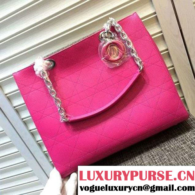 Dior Rosy Grained Calfskin Ultradior Bag Spirng 2016 (2B076-6022615 )