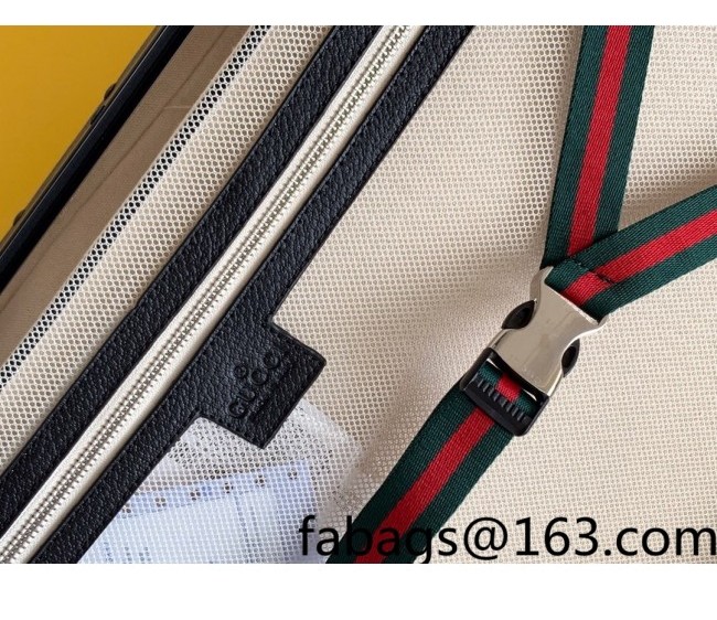 Gucci GG Canvas Luggage 20inches Black 90046 2022